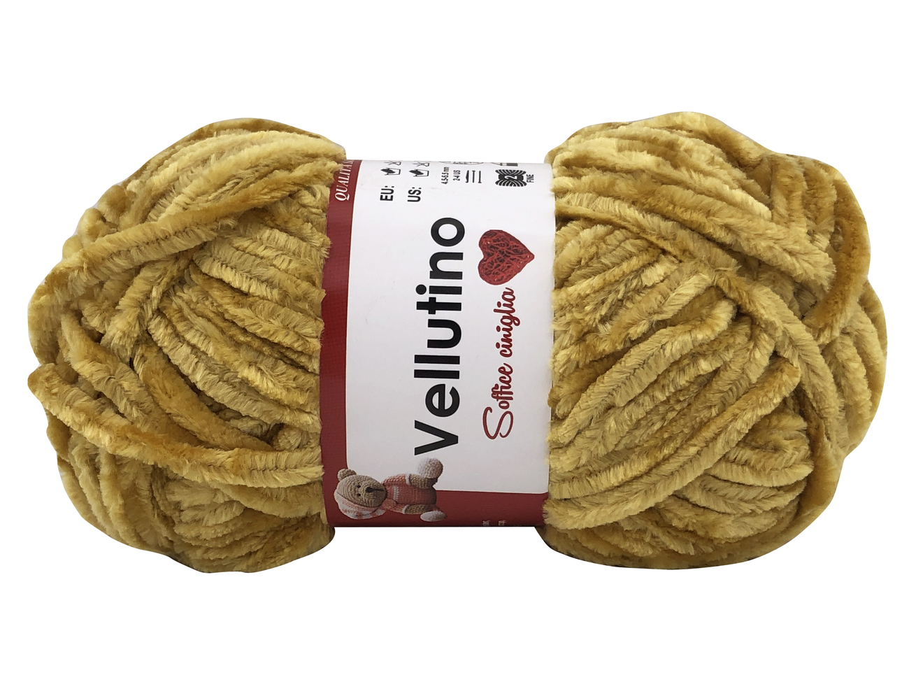 Ciniglia Vellutino Baby 50 gr  Ciniglia, Cuscini all'uncinetto