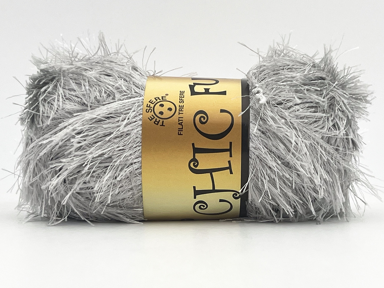 CHIC FUR  gomitoli da 100 grammi - GRIGIO PERLA