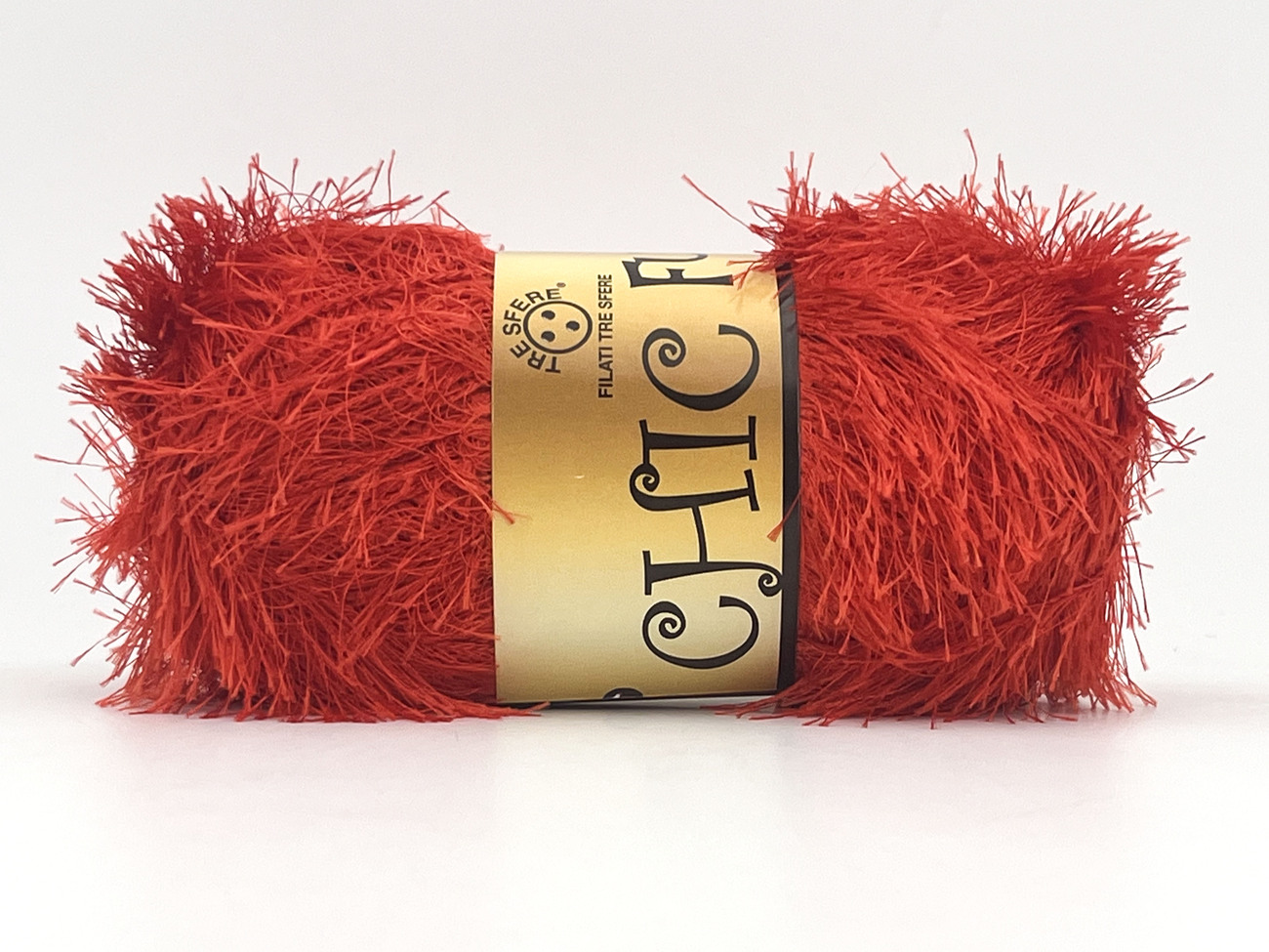 CHIC FUR  gomitoli da 100 grammi - ROSSO