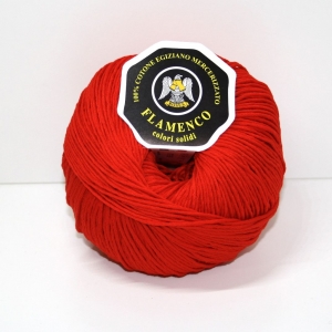 COTONE CABLE' N.3 FLAMENCO  100 gr. -ROSSO col.5