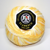 COTONE CABLE' N.3 FLAMENCO  100 gr. -STAMP. GIALLO col.104