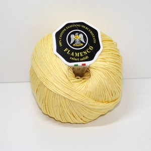 COTONE CABLE' N.3 FLAMENCO  100 gr. -GIALLINO col.19