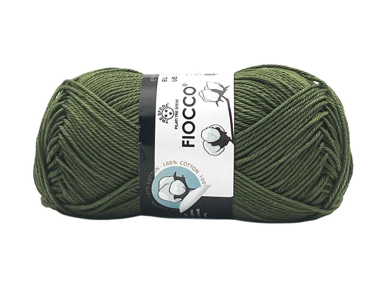 COTONE FIOCCO  Verde Militare col.7770