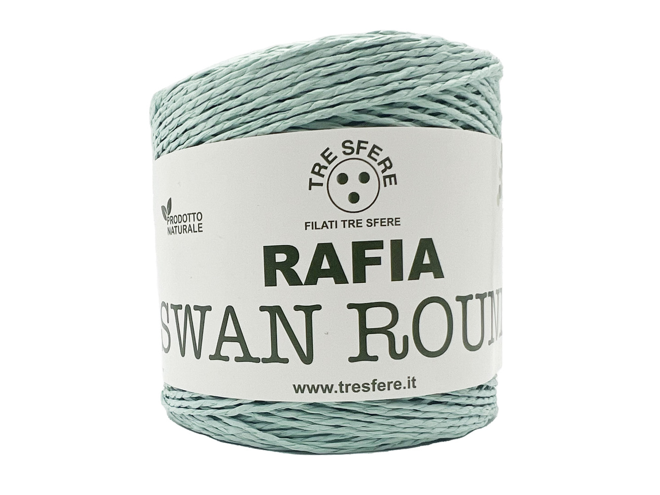 RAFIA SWAN ROUND  150 grammi - MENTA CHIARO -