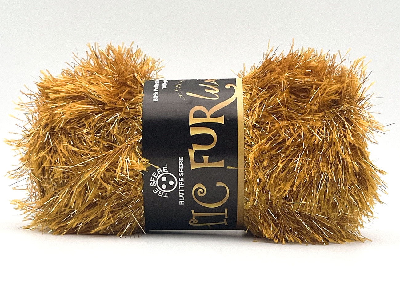 CHIC FUR LUX 80% pl -  20% lame   100 gr. - ORO LUX