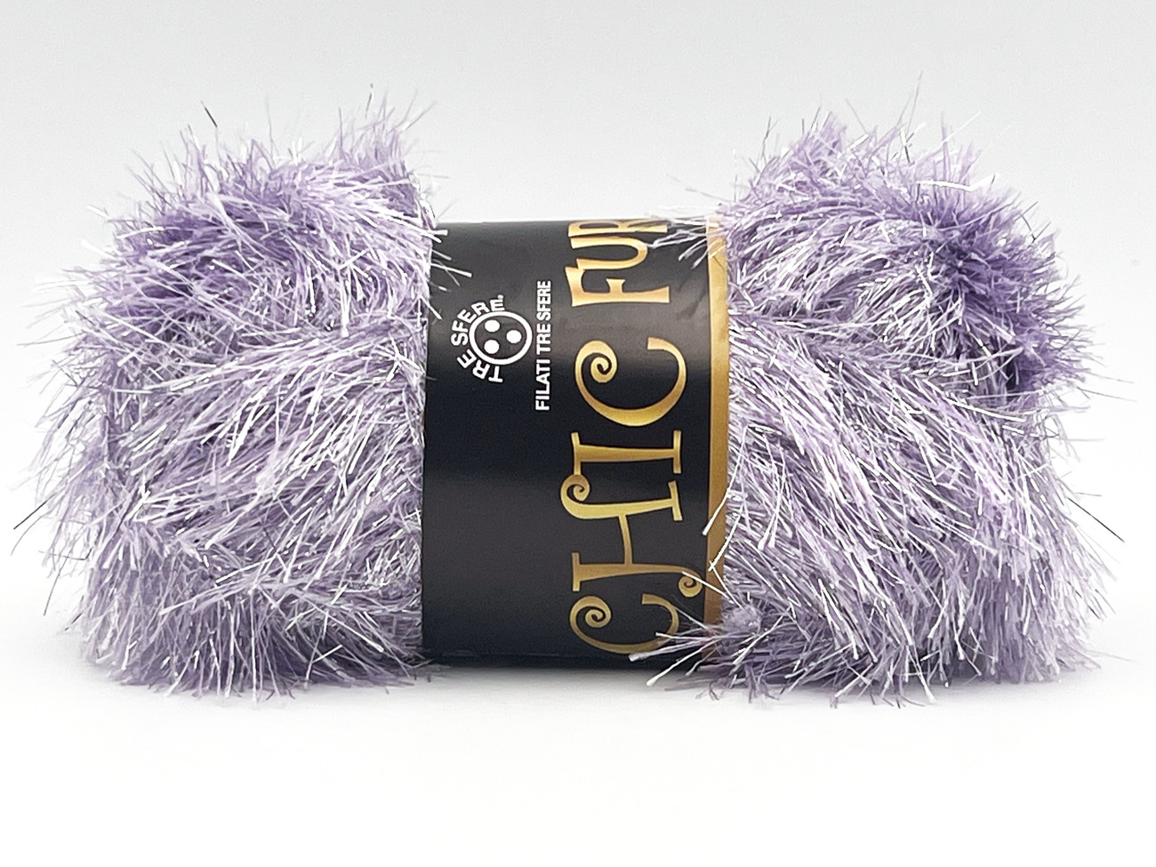 CHIC FUR LUX 80% pl -  20% lame   100 gr. - LILLA LUX