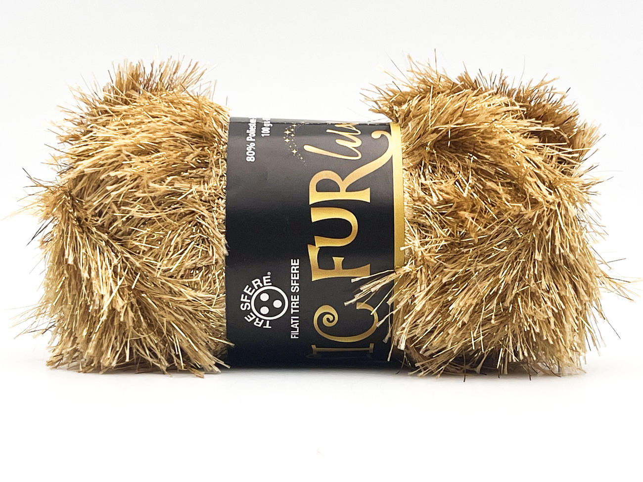 CHIC FUR LUX 80% pl -  20% lame   100 gr. - CREMA LUX