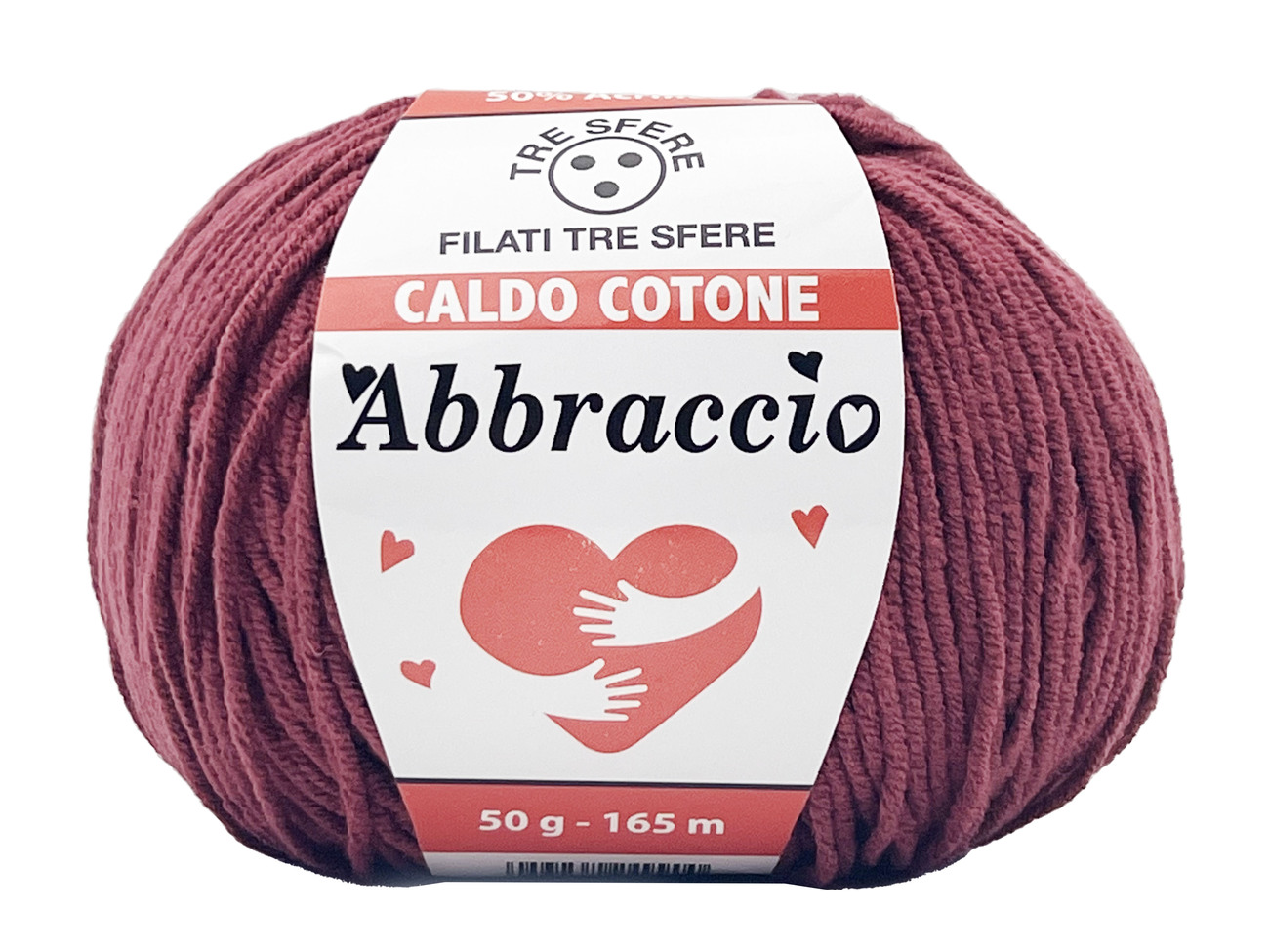 CALDO COTONE ABBRACCIO  50%cotone 50%acrilico  da 50 grammi -VINACCIA