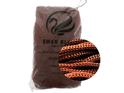 Cordoncino thai swan black per realizzare borse 100% poliestere da  utilizzare con l'uncinetto del 3,5-4 confezione da 500gr