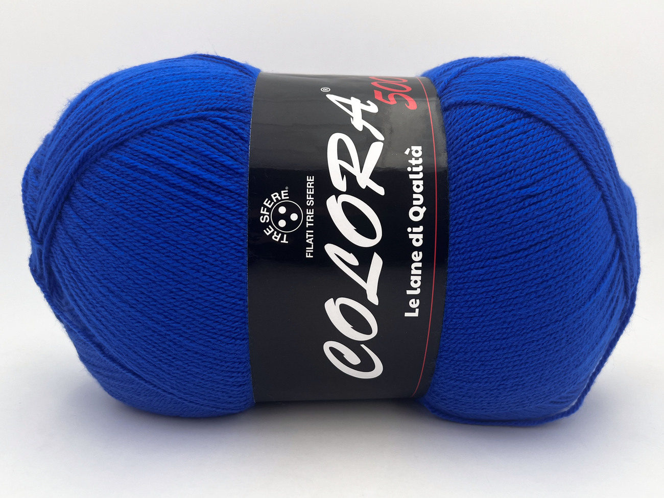 LANA COLORA ACRILICA da 500 grammi - col.K1627 BLU ELETTRICO