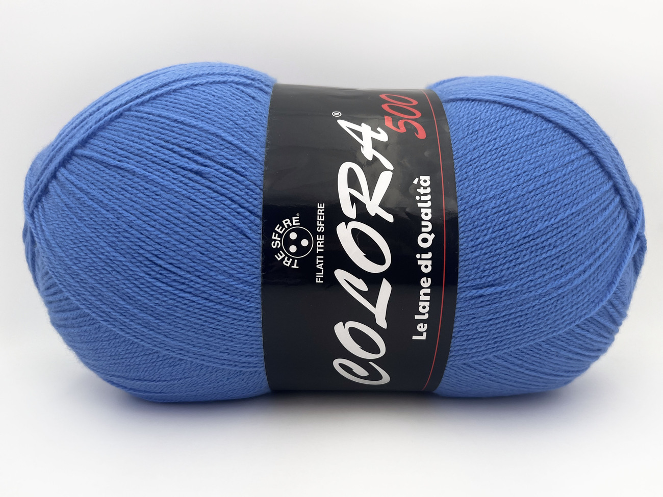 LANA COLORA ACRILICA da 500 grammi - col.K535 AZZURRO SPORT