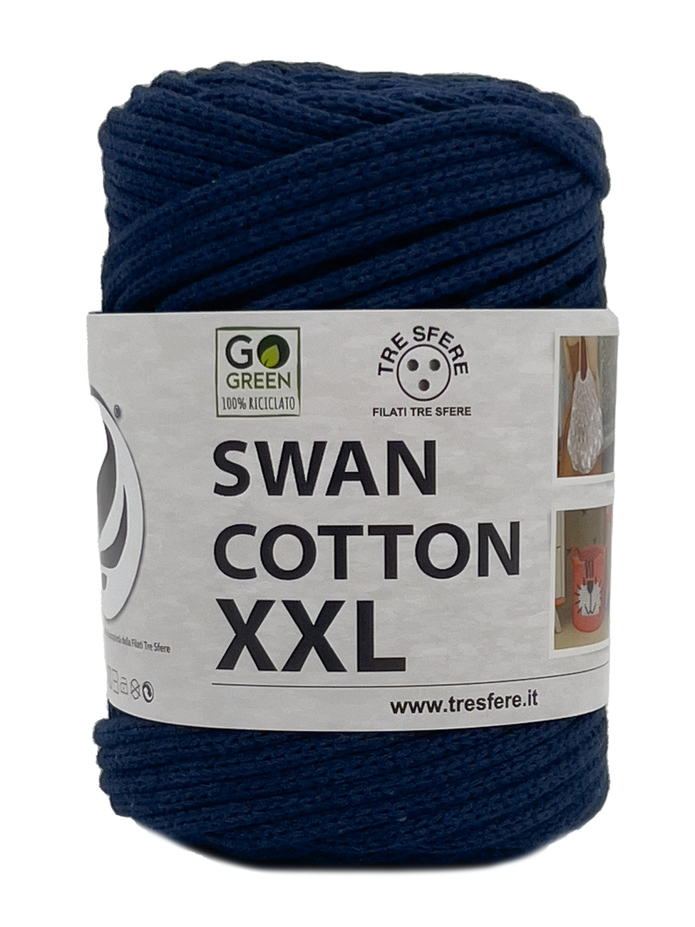 CORDINO SWAN COTTON XXL 250 grammi - Blu Navy