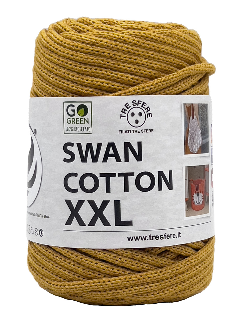 CORDINO SWAN COTTON XXL 250 grammi - Mostarda