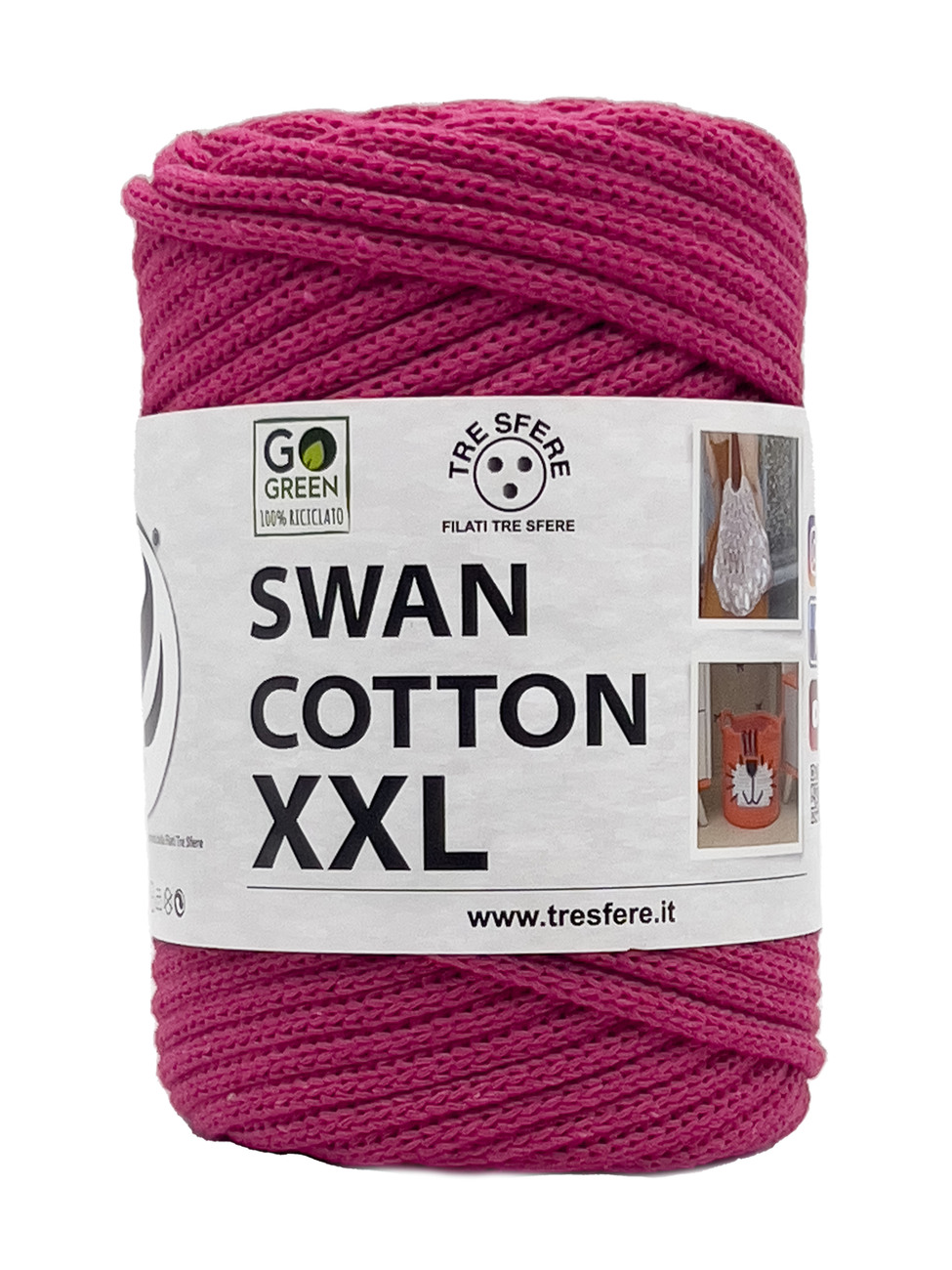 CORDINO SWAN COTTON XXL 250 grammi - Fucsia