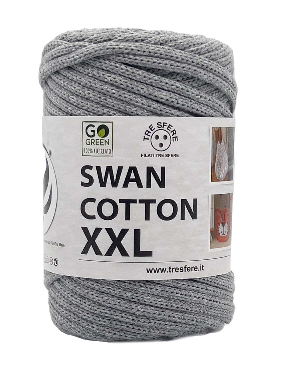 CORDINO SWAN COTTON XXL 250 grammi - Grigio