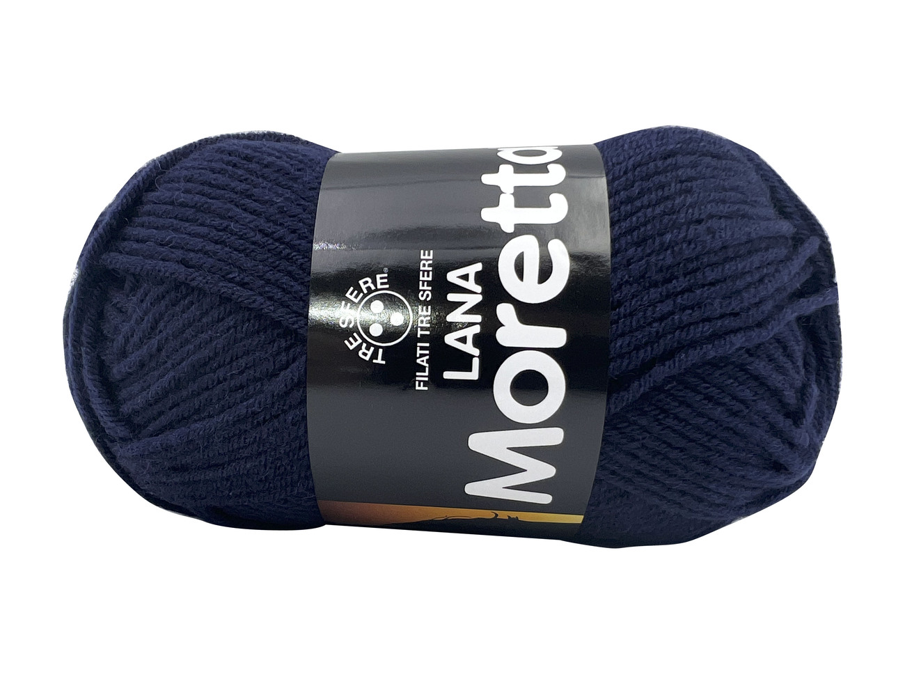 LANA MORETTA da 50 grammi  30% lana 70%acrilico - blu navy