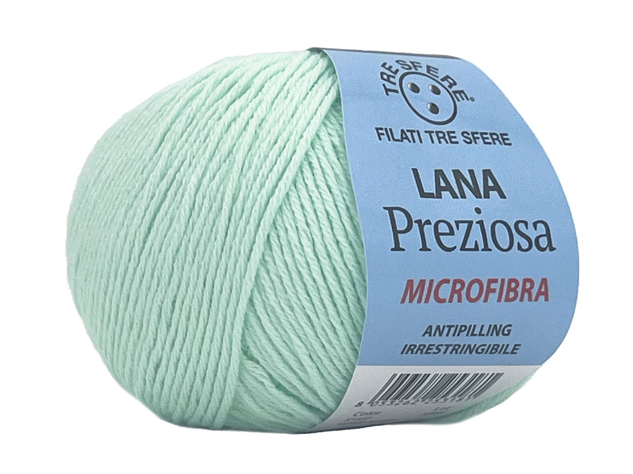 LANA PREZIOSA  100%  Acrilico Microfibra  50 grammi - Verde Acqua