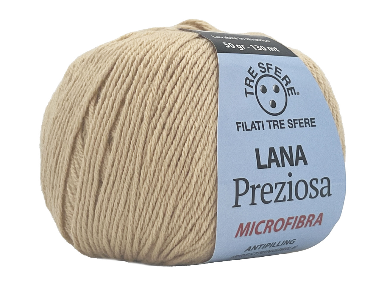 LANA PREZIOSA  100%  Acrilico Microfibra  50 grammi - Beige