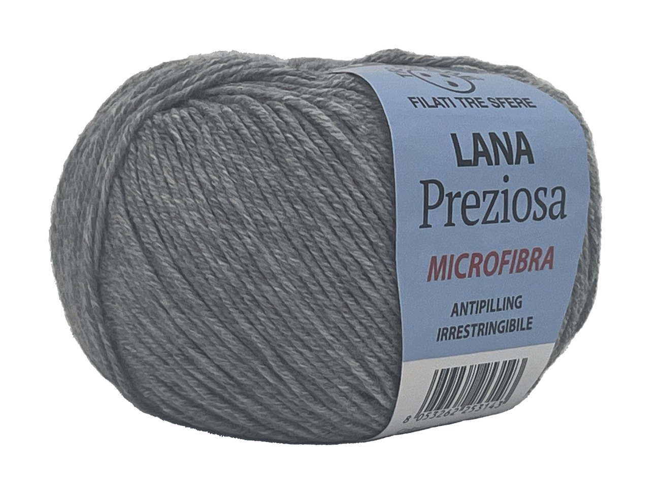 LANA PREZIOSA  100%  Acrilico Microfibra  50 grammi - Grigio