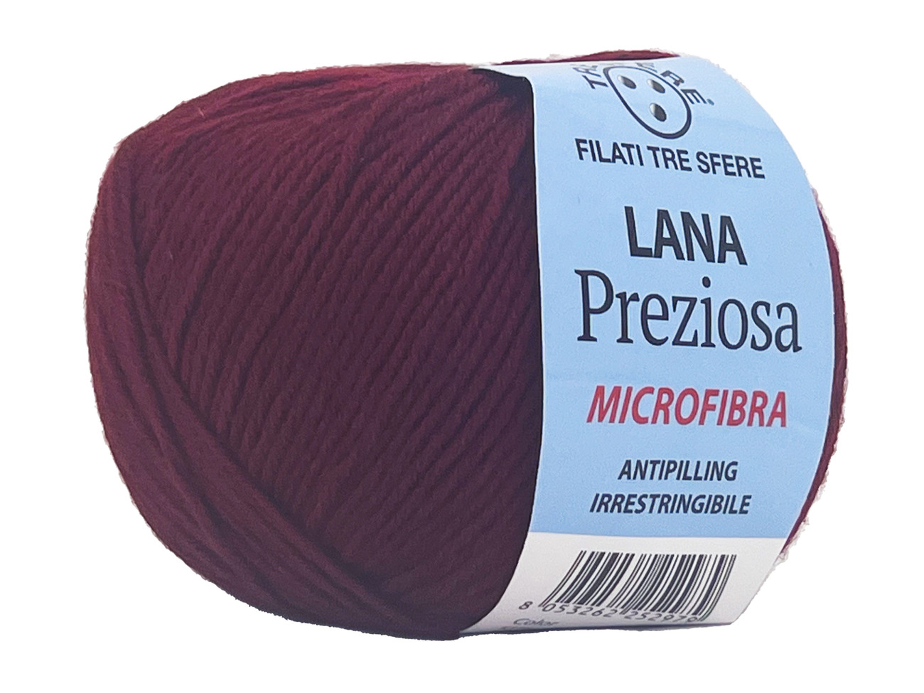 LANA PREZIOSA  100%  Acrilico Microfibra  50 grammi - Bordeaux