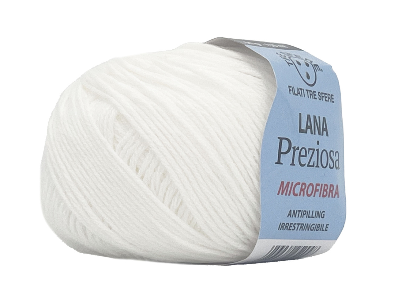 LANA PREZIOSA  100%  Acrilico Microfibra  50 grammi - Bianco