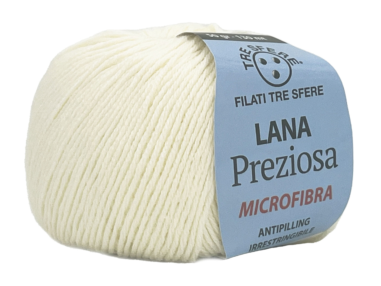 LANA PREZIOSA  100%  Acrilico Microfibra  50 grammi - Crema