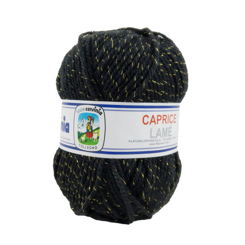 Col.503 Nero lamè oro
