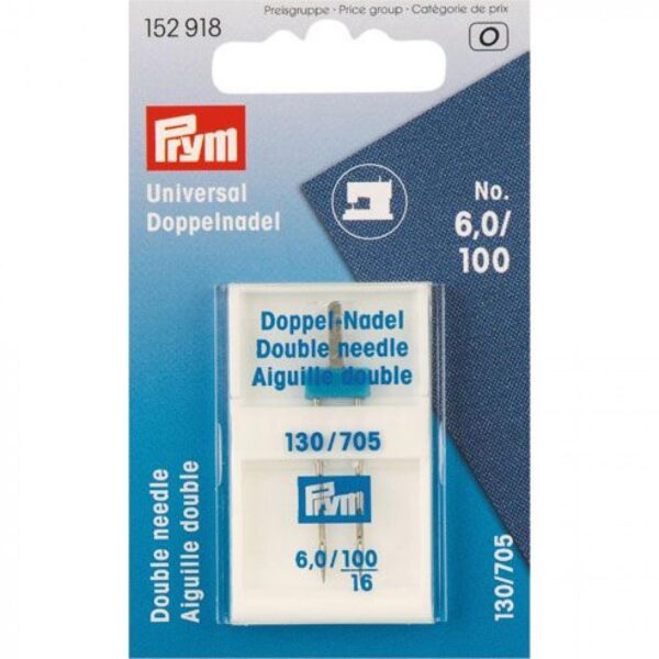 AGHI MACCHINA GEMELLI PRYM n.100 6 mm p-152918