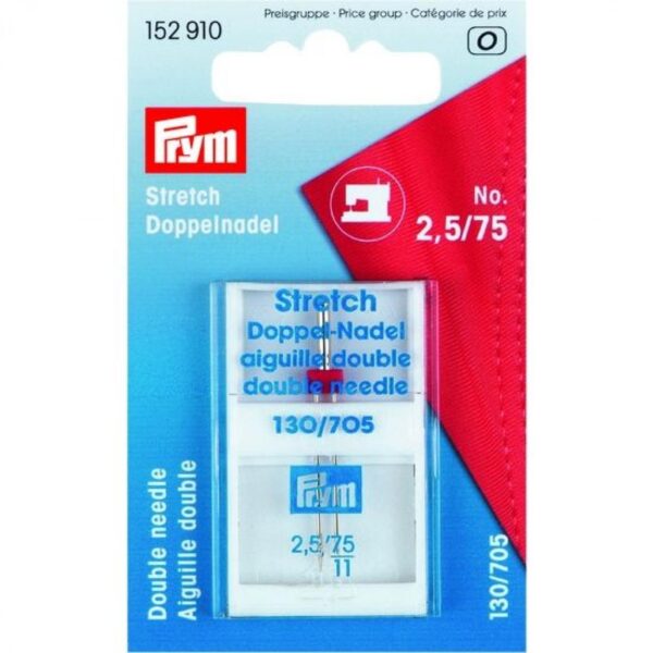 AGHI MACCHINA GEMELLI PRYM STRETCH n.75 2.5 mm p-152910