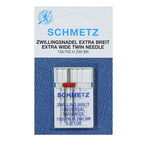 AGHI MACCHINA GEMELLI Schmetz n.100 6 mm