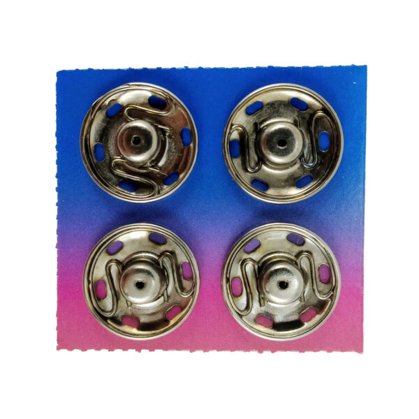 BOTTONI AUTOMATICI da cucire 18 mm - immagine 4