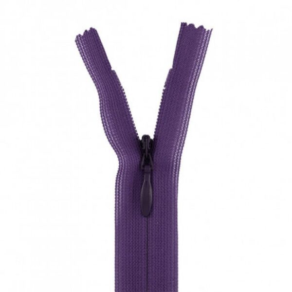 CERNIERA INVISIBILE- VIOLA SCURO