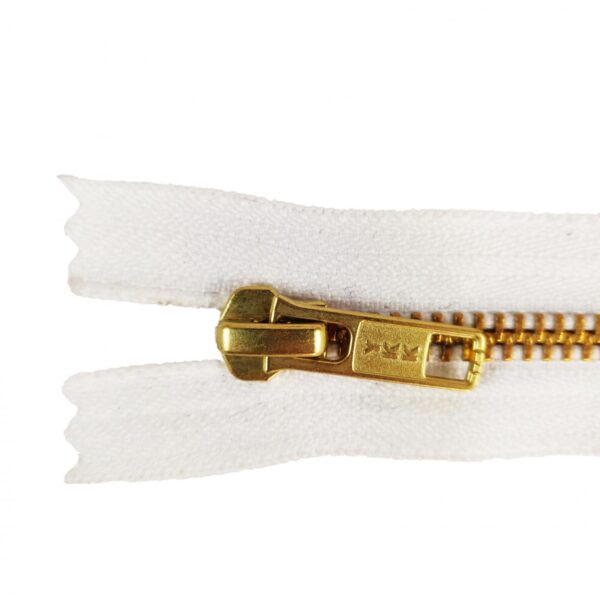 CERNIERE JEANS - BIANCO