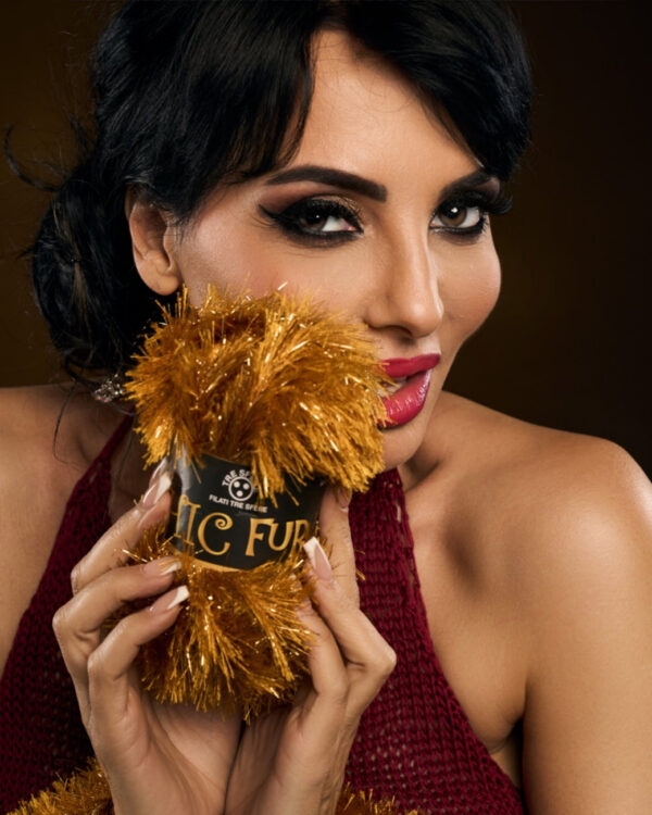 CHIC FUR LUX 80% pl - 20% lame 100 gr. - immagine 3