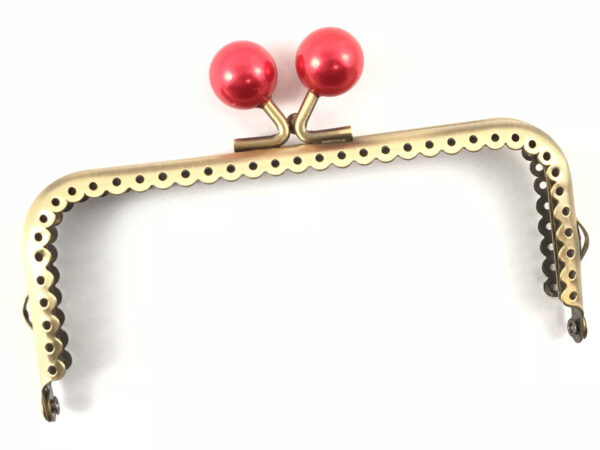 CLIK CLAK RETTANGOLARE CON PERLA da 12.5 cm cf.1 pz