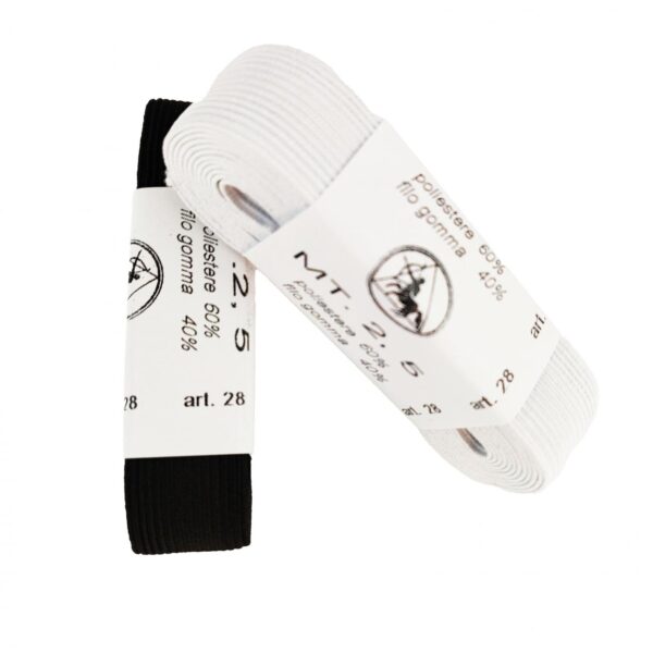 ELASTICO MAZZETTE Alto 2.3 cm da 2.5 metri - Art 28 -