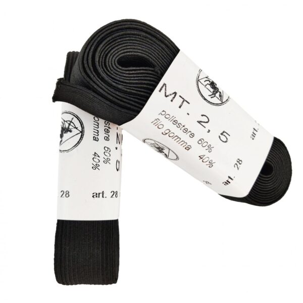 ELASTICO MAZZETTE Alto 2.3 cm da 2.5 metri - Art 28 - - immagine 3