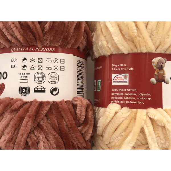 LANA CINIGLIA VELLUTINO 50 gr. - immagine 3
