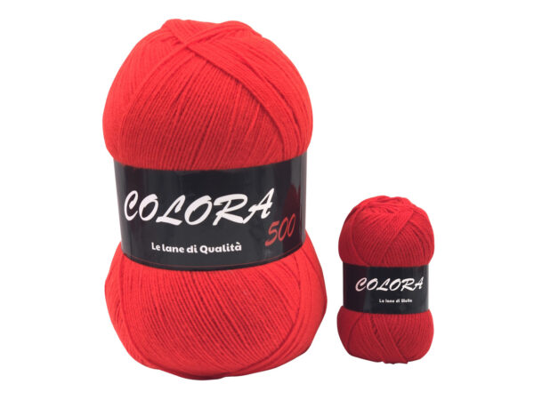 LANA COLORA ACRILICA da 500 grammi