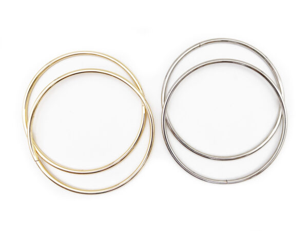MANICI ANELLO ACCIAIO diametro 13 cm cf.2 pz