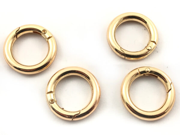 MOSCHETTONE ANELLO APRIBILE da 20mm - ORO