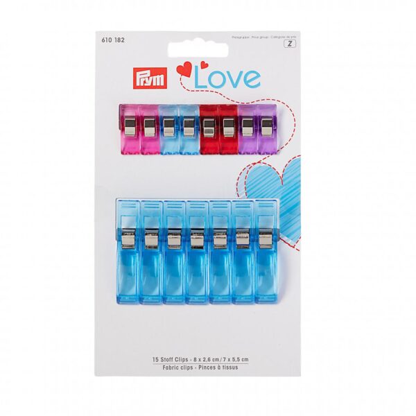 PINZETTE PER LA STOFFA Piccole e Grandi 15 pz p-610182