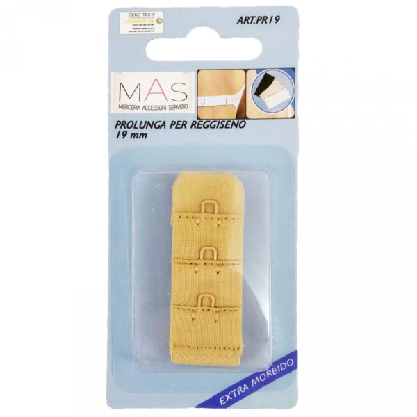 PROLUNGA REGGISENO 1 gancio altezza 19 mm - immagine 2