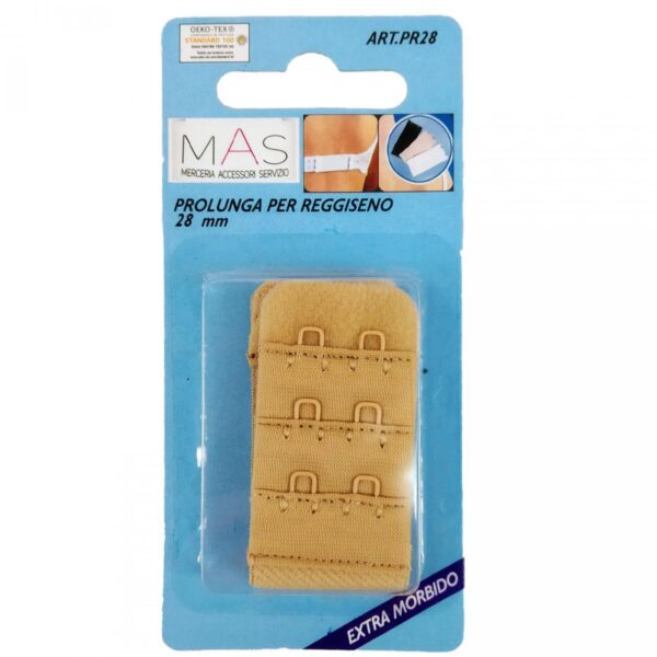 PROLUNGA REGGISENO  2 ganci altezza 28 mm - immagine 2