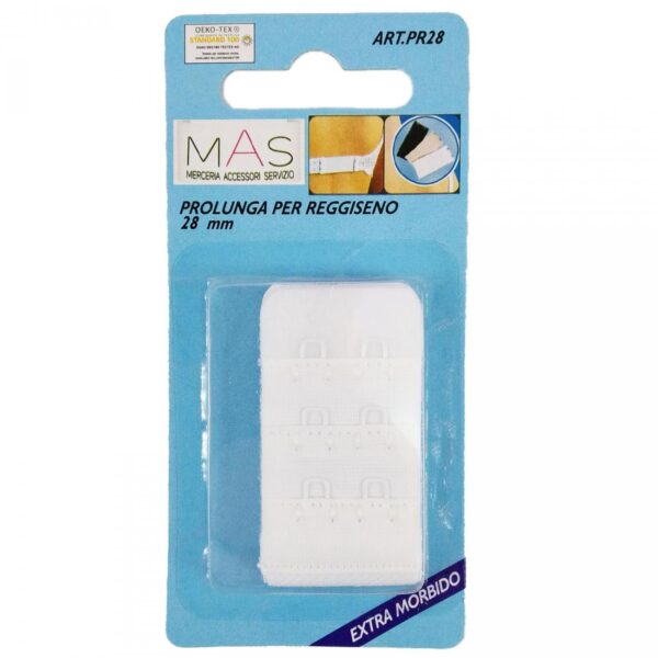 PROLUNGA REGGISENO  2 ganci altezza 28 mm - immagine 3