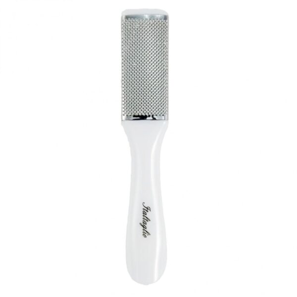 RASPA ABRASIVA PER PEDICURE con lato in acciaio