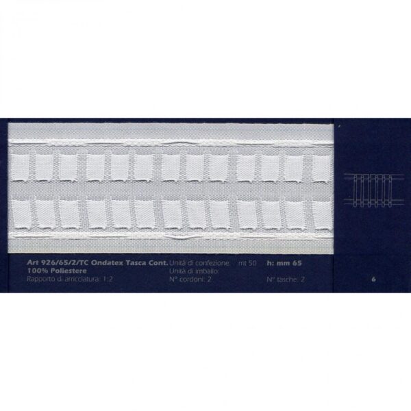 RILOGA PER TENDE multitasca h.6.5 cm
