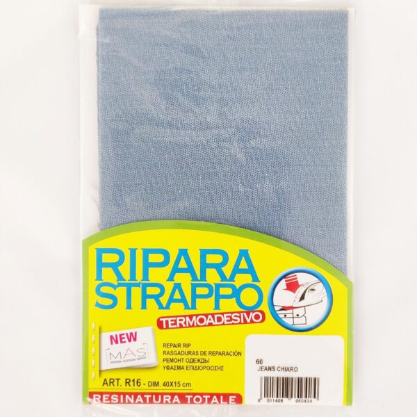 RIPARASTRAPPI 40x15 cm jeans chiaro