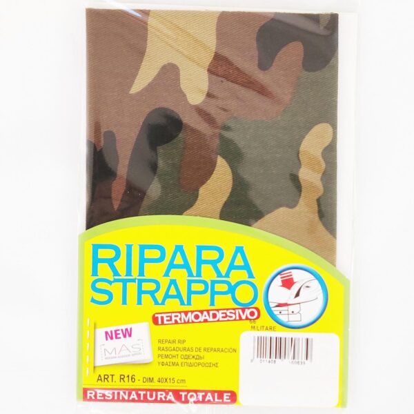 RIPARASTRAPPI 40x15 cm Militare mimetico