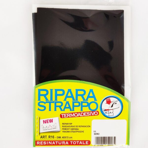 RIPARASTRAPPI 40x15 cm Nero